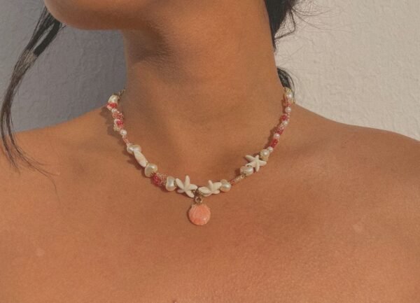 Collier de perles "Couché de soleil" – Image 2
