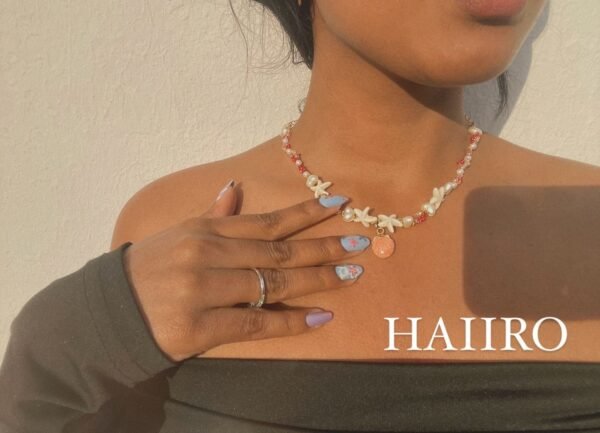 Collier de perles "Couché de soleil"