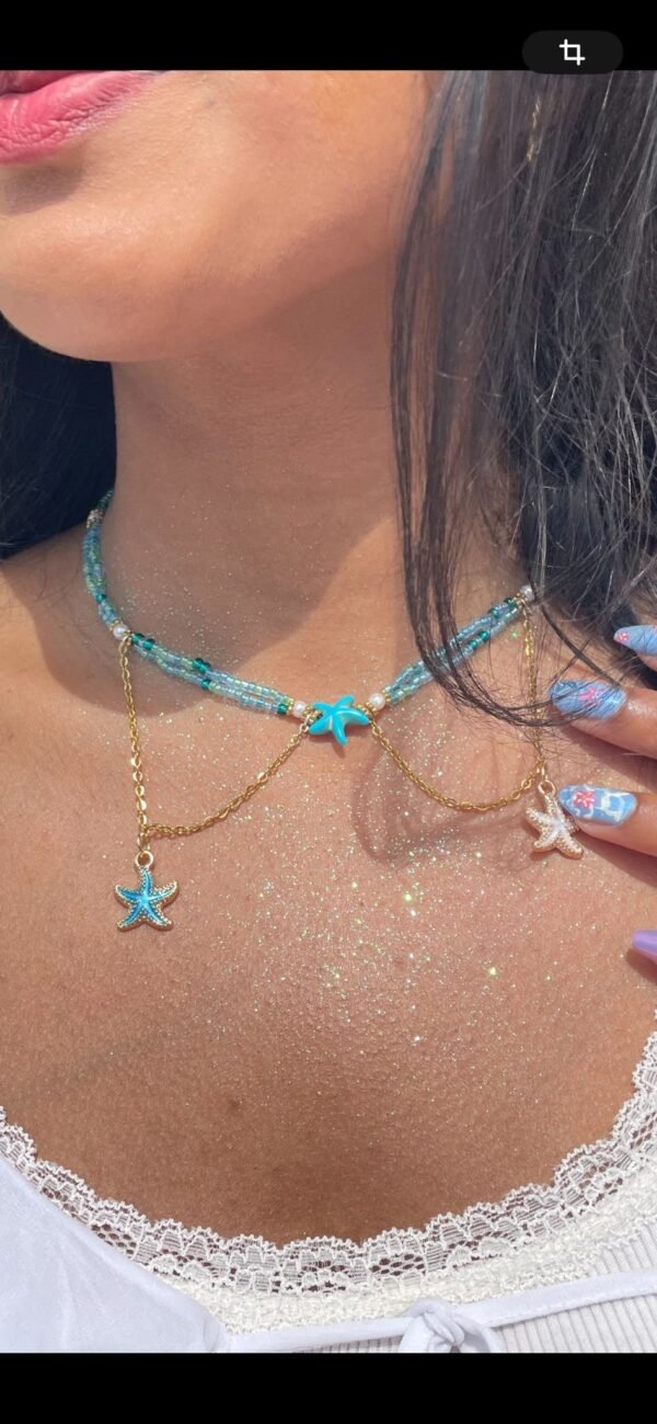 Collier de perles "Étoiles des Maldives"